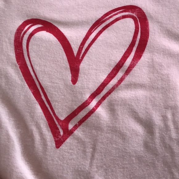 Wildfox Sketchy Heart Silver Pink Lounge Set ❤️ - Picture 4 of 13